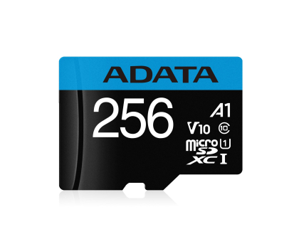 Karta pamięci ADATA 256GB microSDHC Premier 100MB/s A1 V10 C10 UHS-I